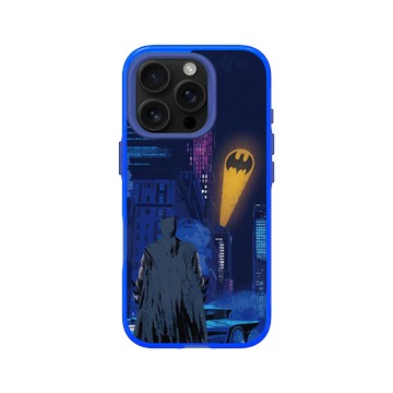 iPhone 16 Pro Clear 激光藍 - Batman 蝙蝠俠 - 蝙蝠訊號