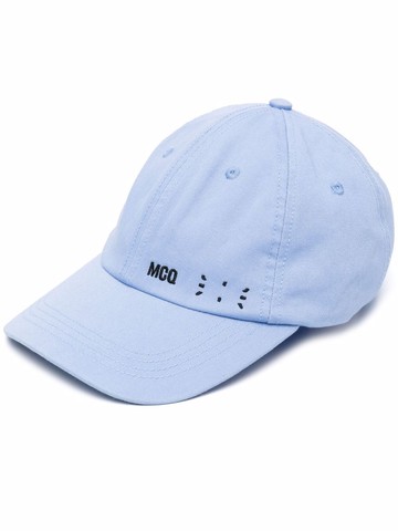 MCQ - logo-patch cap - men - Cotton/Polyester - One Size - Blue