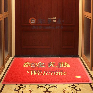 進門地墊入戶門門口絲圈地毯店鋪迎賓腳墊歡迎光臨出入平安門墊【淘夢屋】