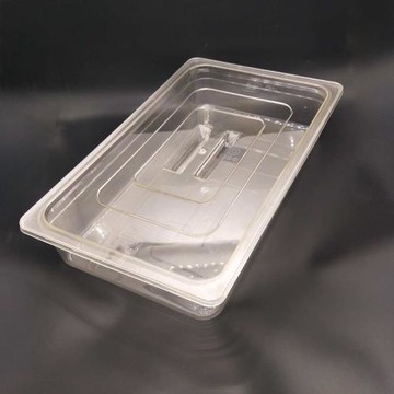 披薩周轉箱GN比薩面團PC保鮮盒不銹鋼1/1份數盆一分一份數盒pizza