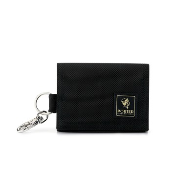 【PORTER INTERNATIONAL】小巧大方 CATCH系列 零錢包(黑色)