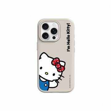 RHINOSHIELD iPhone 15/Plus/Pro/Max SolidX MagSafe兼容 吸震緩衝防摔磁吸手機殼｜Hello Kitty-Im Hello Kitty!
