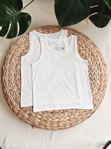 兒童天絲超細莫代爾背心 - 2 件套