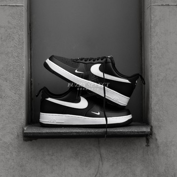 【逢甲 FUZZY】Nike Air Force 1 Carbon Fiber 黑白 小勾 IR5599-001