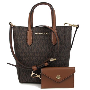 MICHAEL KORS  VINCENT防刮皮革二合一手提/肩斜小兩用包(小款/咖啡色)