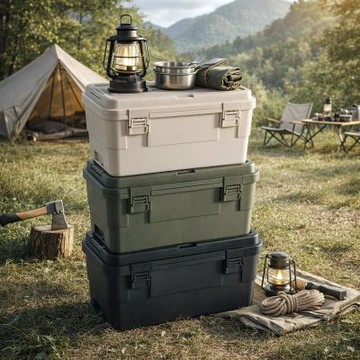 【AOTTO】15L多功能加厚軍規可疊加工具收納箱