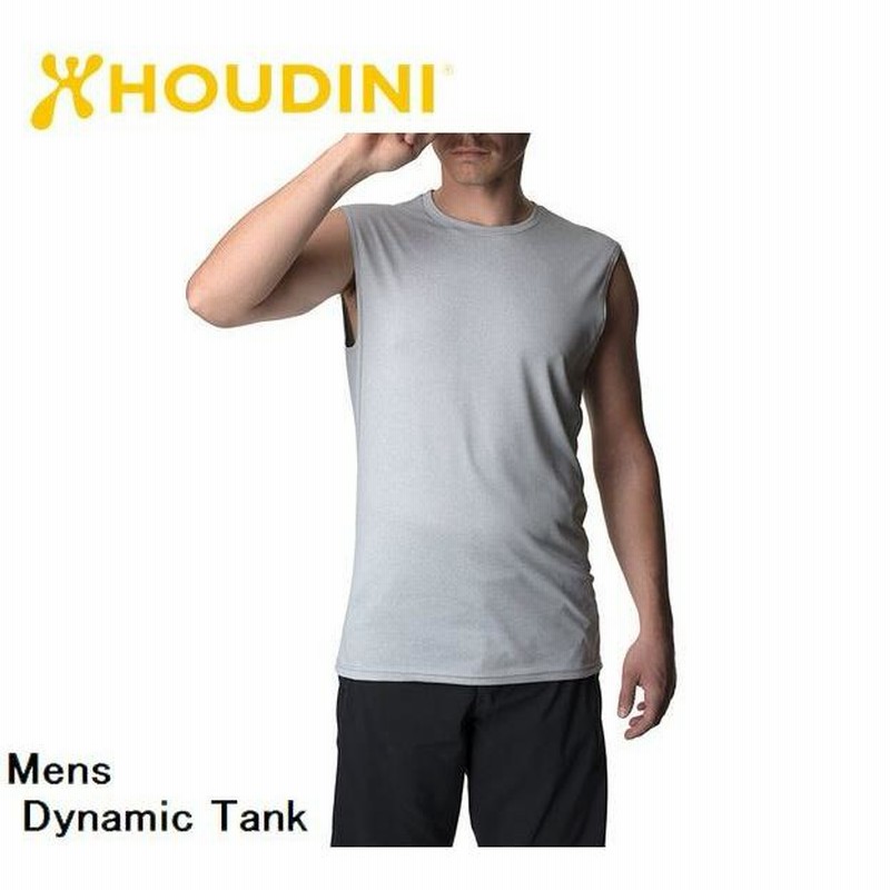 フーディニ HOUDINI M DYNAMIC TANK 022 GROUND GREY メンズ 