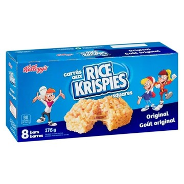 一週抵台‼️🇨🇦Rice Krispies 美式爆米香8入〰️低卡 低熱量‼️北美 零食 獨立包裝 米餅