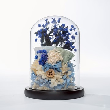 【Flower Plus】 翱翔世界｜永生花玻璃罩 情人節禮物
