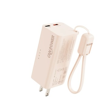 Canpower 多功能氮化鎵充電器SSB固態行動電源 5000mAh（台灣製造 138g 自帶AC插頭 有wh、ccc標示）