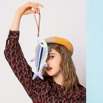 水族館_燈魚零錢包(灰)