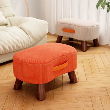 小凳子家用矮凳簡約換鞋凳客廳沙發腳踏凳軟包小板凳肥皂凳小椅子