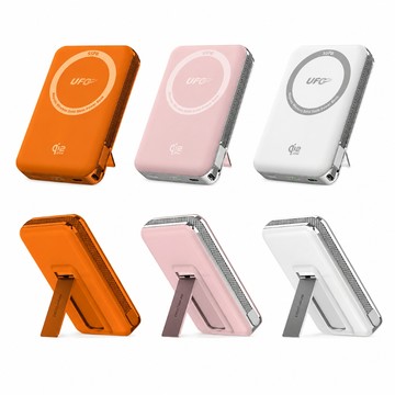 enerpad 固態磁吸式行動電源 10000mAh GLA-10000 立架式 / 25W無線快充
