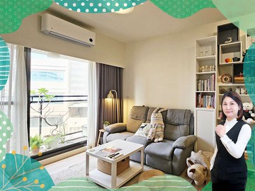 鹽埕馥寓兩房平車+雙陽台近公園愛河｜高雄市鹽埕區七賢二路