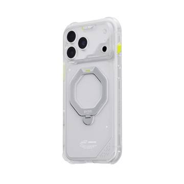 iPhone 18 Pro/17 Pro SKINARMA SATURN 磁吸支架防摔殼-透明