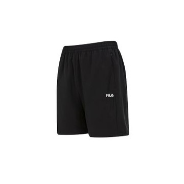 FILA 男平織短褲-黑色 1SHA-1314-BK