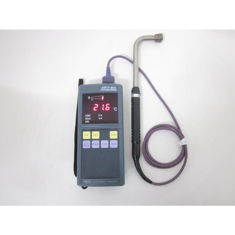 中古】デジタル表面温度計 HFT-60 安立計器 アンリツ ANRITSU -200℃〜800℃ 3z0919 ☆送料無料☆[気象観測器／温度測定 器／風速測定器] | LINEショッピング