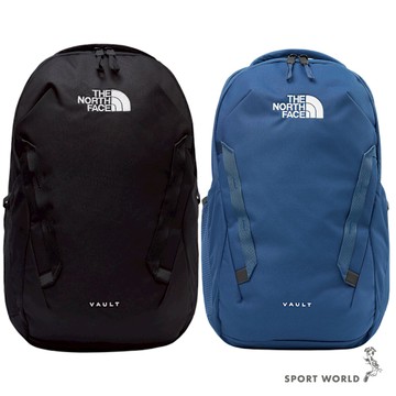 The North Face 北面 後背包 筆電隔層 防潑水 黑/藍【運動世界】NF0A3VY24H0/NF0A3VY2ART