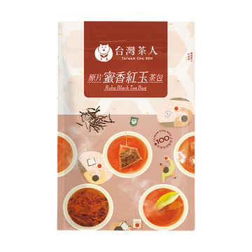 台灣茶人 原片蜜香紅玉茶包  3g  10入  1袋