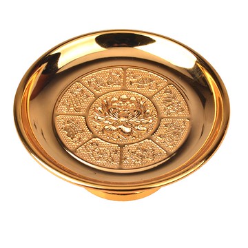 供奉盤 供盤佛前供果果盤供佛貢品盤供碟水果盤家用供奉供具佛教用品貢盤 【CM2353】