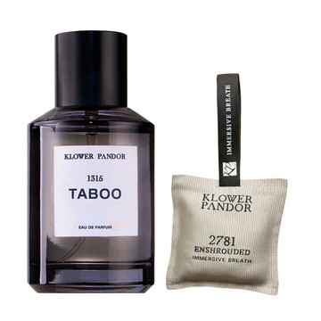 KLOWER PANDOR 輕香日常組 禁忌蜜桃香水 + 馥檀雲境空間香氛包 台灣公司貨  1套