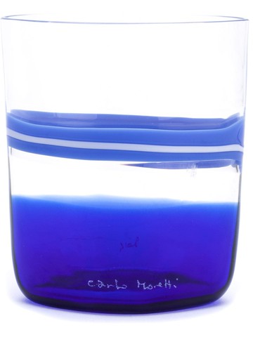 Carlo Moretti - striped glass - unisex - glass - One Size - Blue
