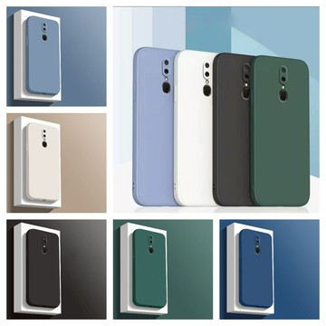 【台出免運】簡約手機殼防摔 適用於 OPPO F11  經典直邊 全包覆純色 矽膠手機殼