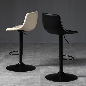 低價開發票 吧台椅 摺疊椅 吧臺椅酒吧高腳凳旋轉可升降簡約靠背酒吧家用時尚吧椅鐵藝高腳椅S0108快速出貨