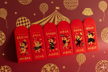 攏馬舞群-馬年限定紅包 (綜合六款一組)