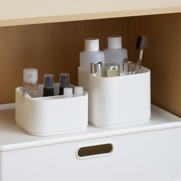 日本squ+ INBOX日製小物收納盒二件組(S+M)-多色可選