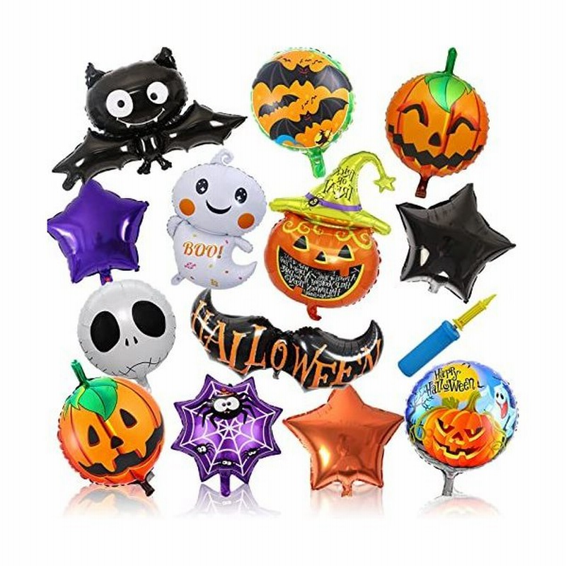 Lausatek ハロウィン バルーン 風船 飾り付け 飾りセット 13個 アルミ風船 空気入れ付き halloween 装飾 かぼちゃ パーティー 通販 LINEポイント最大GET | LINEショッピング Lausatek ハロウィン バルーン 風船 飾り付け 飾りセット 13個 アルミ風船 空気入れ付き halloween 装飾 かぼちゃ パーティー 通販 LINEポイント最大GET | LINEショッピング