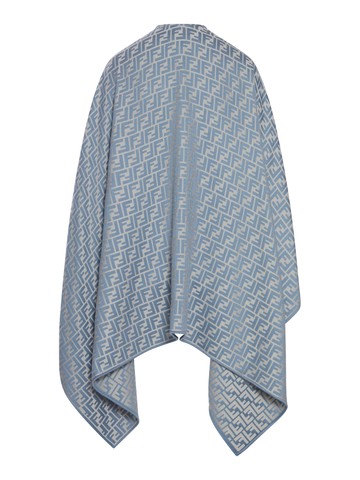 Fendi Wool And Silk Poncho