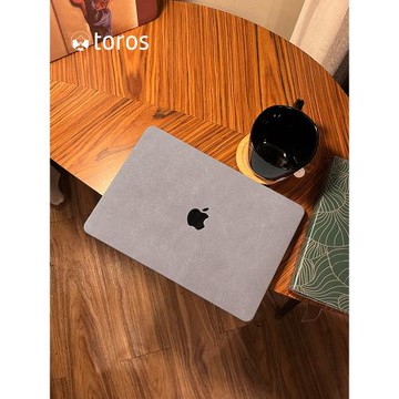 2025款微絨皮質M4適用蘋果筆記本保護套13寸macbookair保護殼pro14英寸電腦殼m3透明m2殼15軟16超薄m1A2485