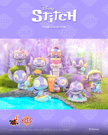 HOT TOYS CBX297 史迪奇 Q版公仔 粉紫款 盲盒單入 (全9種)