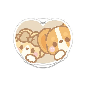 【插畫家聯名】柯基犬卡卡卡娜愛心MagSafe氣囊支架