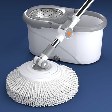 拖把 美爾雅旋轉大拖把桶懶人墩布加厚免手洗自動甩干家用干濕兩用