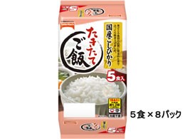 テーブルマーク たきたてご飯国産こしひかり180g 5食×8パック