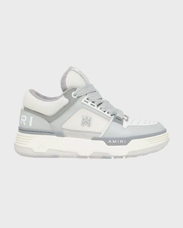 Men's MA-1 Leather & Mesh Low-Top Sneakers