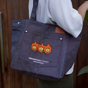 【PERCENTAGE】PERCENTAGE-手提包 (衝浪幽靈款/火焰妖精款)