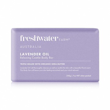 FRESHWATER FARM｜植萃香氛潔膚皂-薰衣草紓壓無憂200g 兩入組