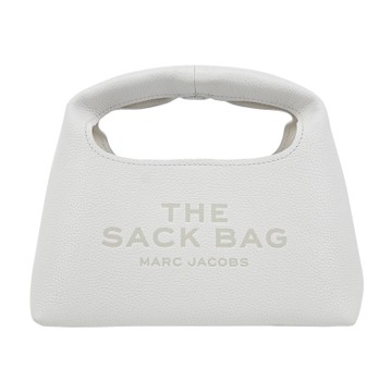 MARC JACOBS THE MINI SACK荔枝皮手提包(附內袋)-迷你/白