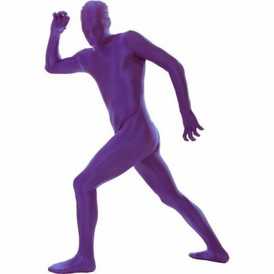 全身タイツ 超光沢 赤 男性女性兼用 XLサイズ ゼンタイ コスプレ