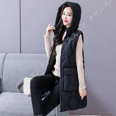 OUTLET 包装 即日発送 代引無料 ノースリーブロングベスト(コムト