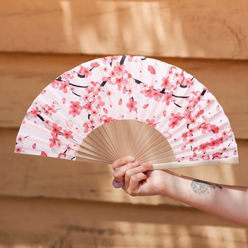 西班牙 FISURA 直紋摺扇 櫻花漫漫