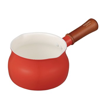 日本 CB JAPAN - COPAN 系列多用途迷你牛奶深鍋-熱情紅 (W27xD15.5xH10.5cm)-13cm