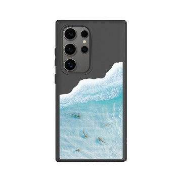 Galaxy S24 Ultra SolidSuit 黑 - Ocean Collection: Let's Sea 海洋系列：一路向海 - 鯊魚灣遨游