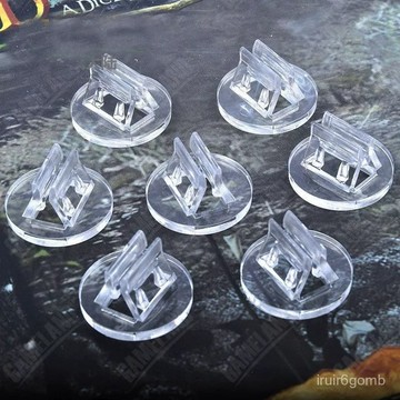 🔥桃園有貨🔥【1.1萬人收藏】桌遊配件卡片底座卡片夾卡牌固定道具 2mm自製人物立像底座塑 BKZQ
