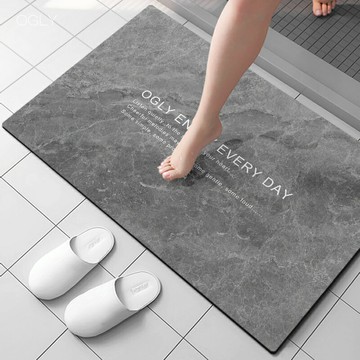 吸水地墊 浴室地墊 止滑墊 硅藻泥軟墊吸水墊 廚房墊子衛生間腳墊門口速幹浴室吸水地墊防滑『XY42738』