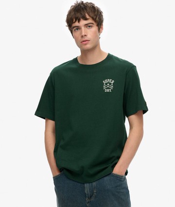 Superdry Men's Athletic Club T-shirt Green Size: S
