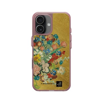 iPhone 17 Clear (相機按鈕) 晶醺玫 - Van Gogh Museum - Vincent 的花朵-50週年紀念款
